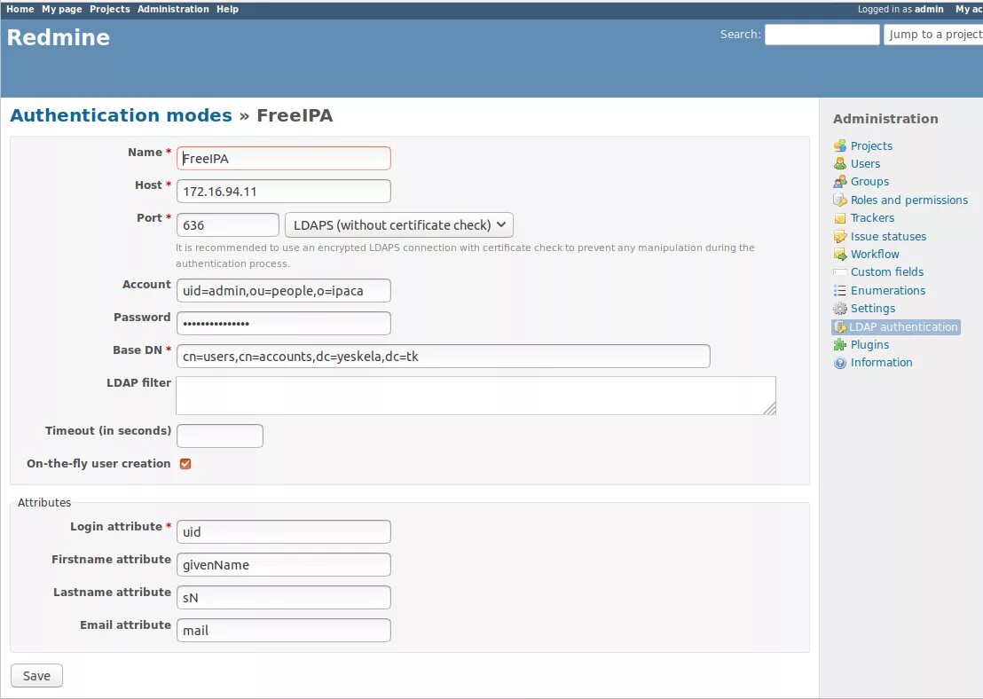 LDAP интеграция. Порт сервера Redmine. LDAP авторизация. Что такое учетная запись LDAP. Ldap user