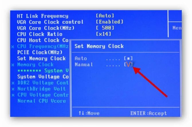 Как разогнать память в биосе