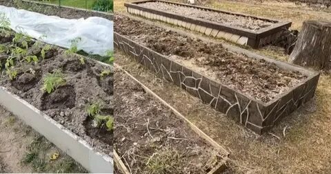 Из чего можно недорого сделать грядки