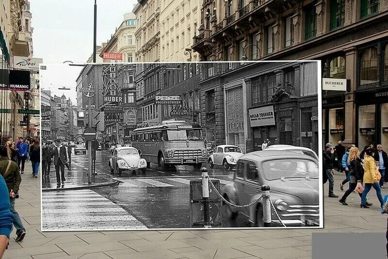 Ситуация прошлое и настоящее. Коллаж из прошлого в настоящее. прошлое и настоящее на одной картинке. окно в прошлое. совмещение старой и новой фотографии.