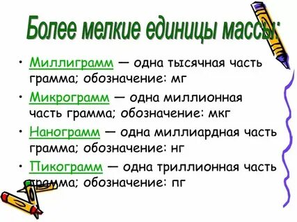 Миллиграмм это сколько литров
