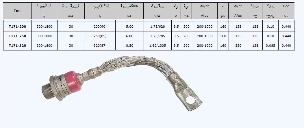 10 250 1 200. Тиристор т150 характеристики. Т 151 тиристор характеристики. Силовой диод т171-250. Тиристор силовой т171-250-18.