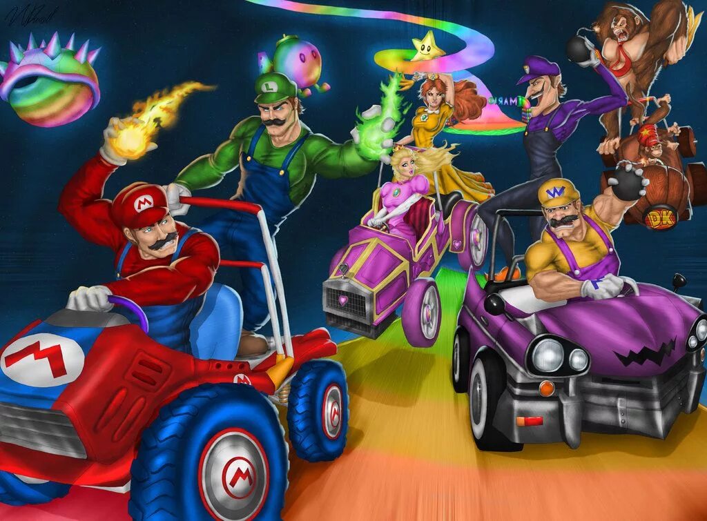 Double dash. Mario kart double dash. валуиджи mario kart double dash. mario kart 7 all roads. mario kart double dash wallpapers.