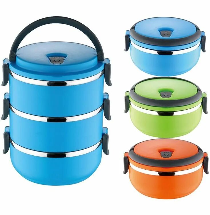 Ланч бокс 3 секции lunch Box Urban Living 3 layer Stainless Steel Термоконтейнер для обедов. Термос ланч-бокс food Jar 2,4 л 68921. Ланч-бокс нерж. 16смх3шт. RG-6800-02. Ланч бокс три секции lunch Box. Какой ланч бокс