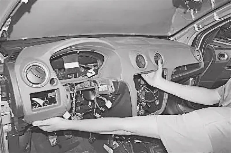 Как снять панель ford fusion Control unit for the heating, air conditioning and ventilation system (Body / In