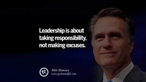 Taking responsibility