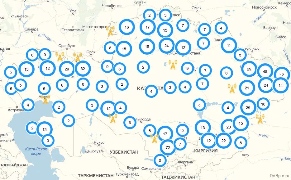Цифровые каналы курган. Вышки цифрового сигнала DVB t2. Зона покрытия цифрового телевидения в Чувашии. DVB t2 карта покрытия сигнала цифрового. Карта цифрового телевидения DVB-t2 России.