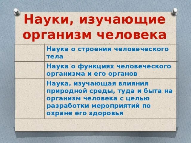 Функции органов изучает