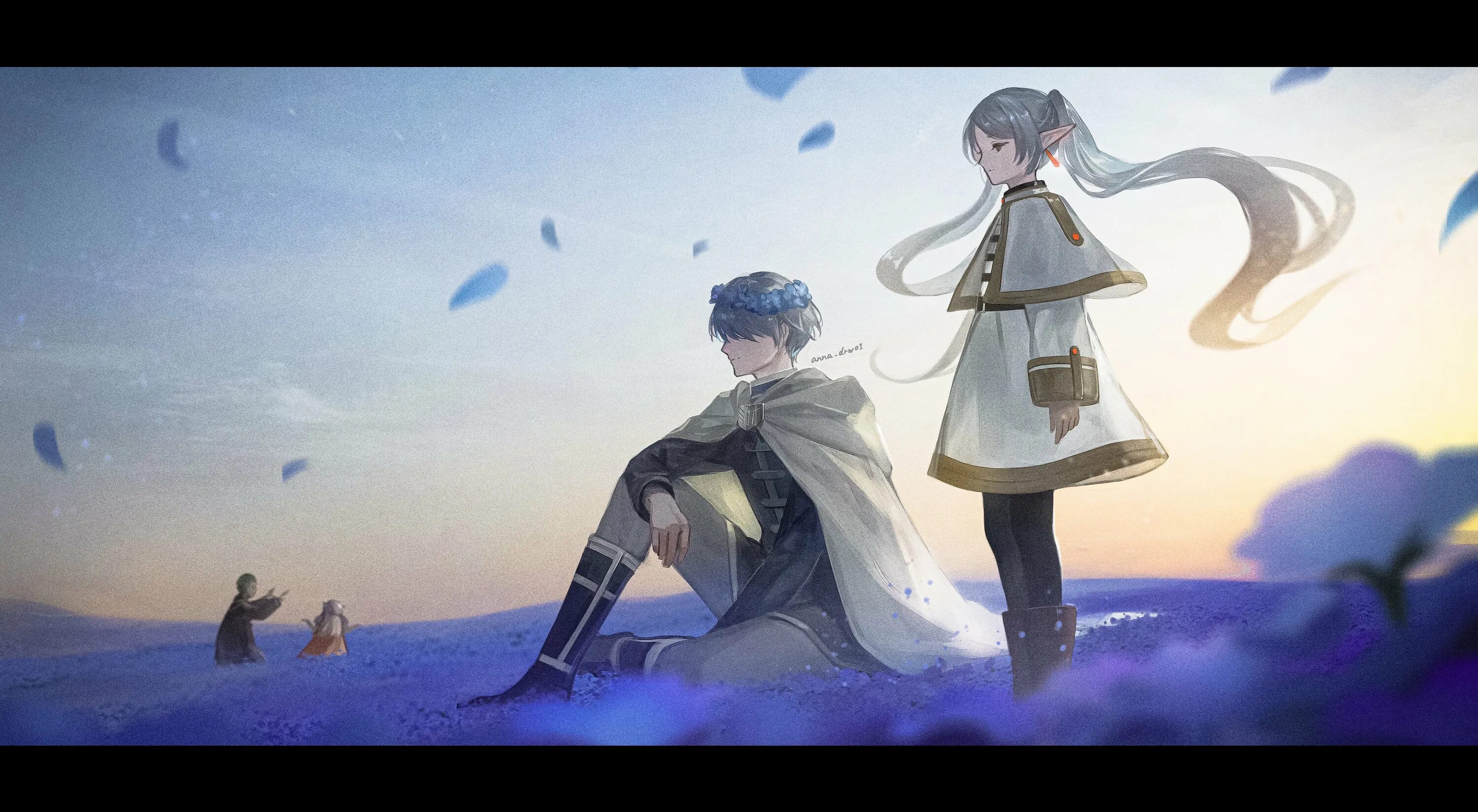 Frieren at the beach full edition mantis. Sousou no frieren химмель.