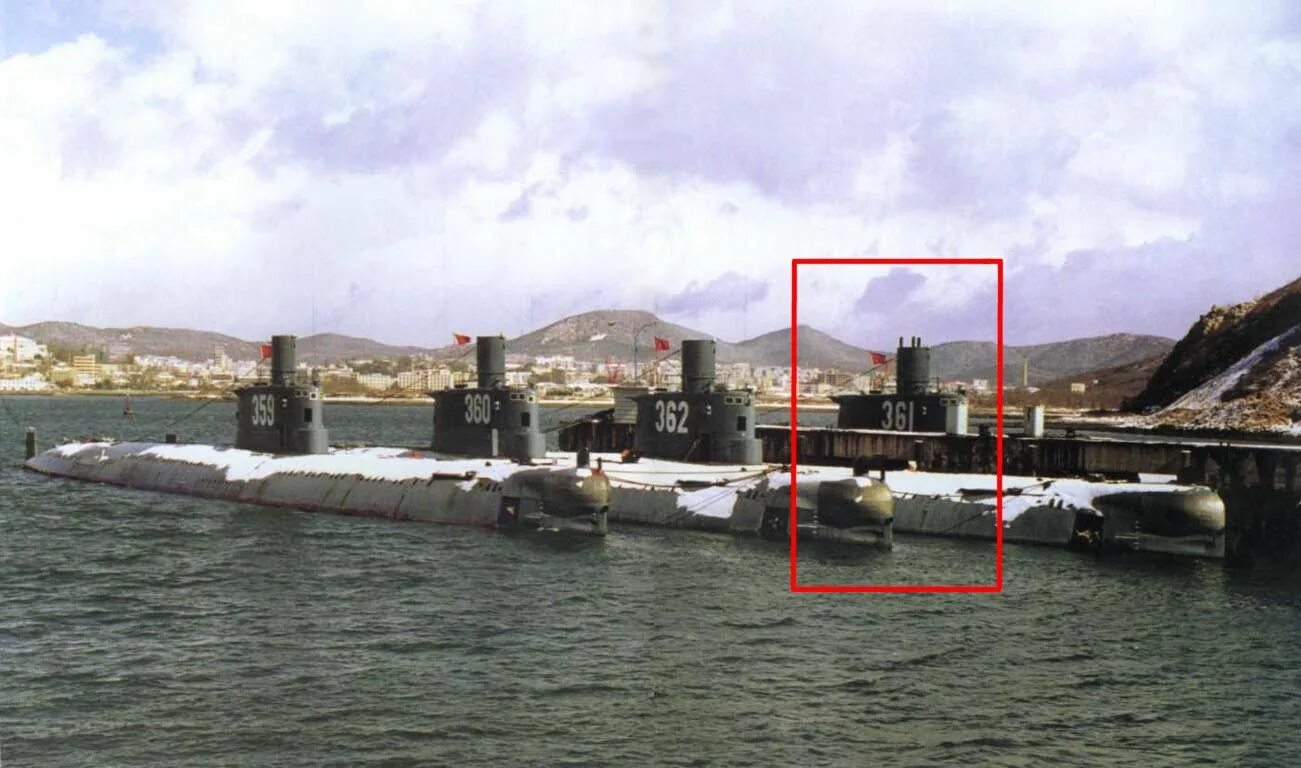Тип 361. Подлодки китая. подводная лодка китая. № 361 подводная лодка, кнр. pla navy type 035 ming class.