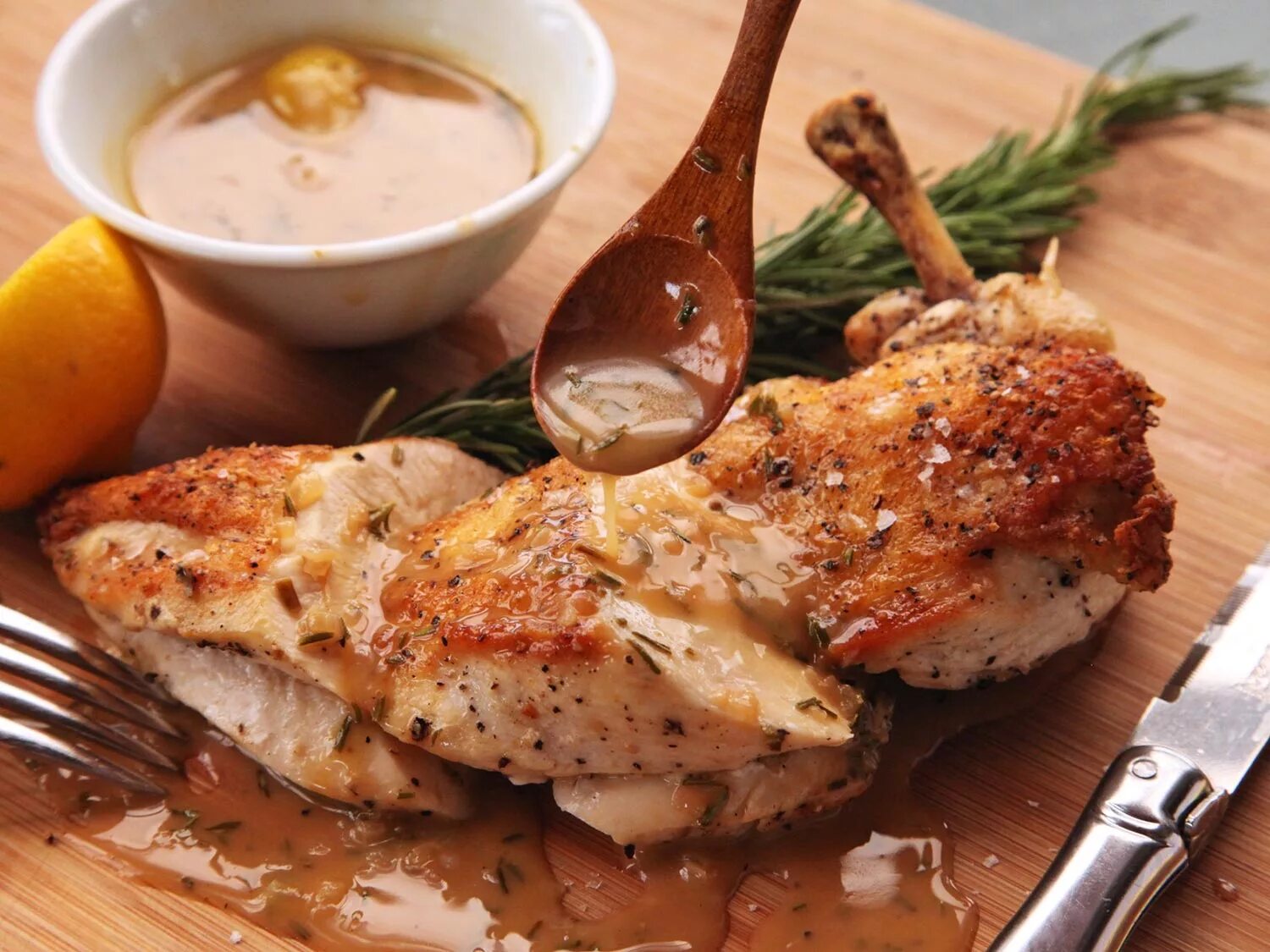 Рецепт курицы с соусом классический