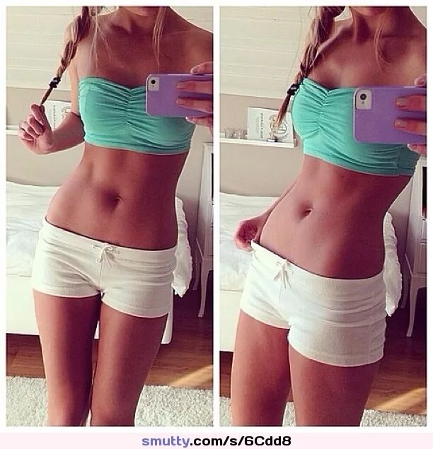 Худая девушка с жирком. Пресс до и после. Плоский живот с боку. Худая но есть живот. Худая но с боками.