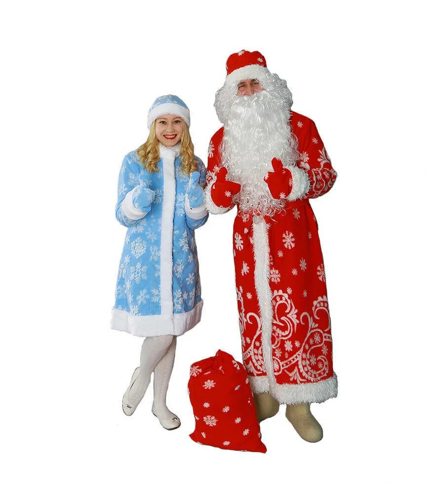 Костюм мороза куплю. Костюм Деда Мороза и Снегурочки. Дед Мороз и Снегурочка костюмы. Костюм Деда Мороза и снегурки. Костюм снегуррчки и лед морща.