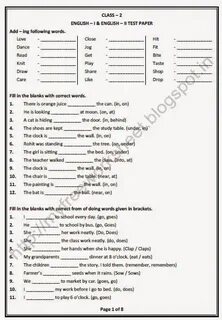 Final test grade