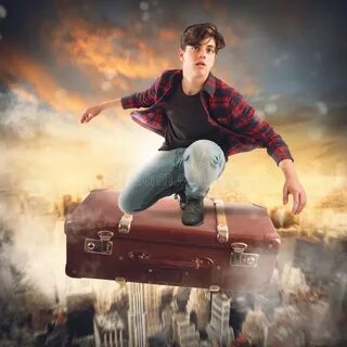 Flying boy