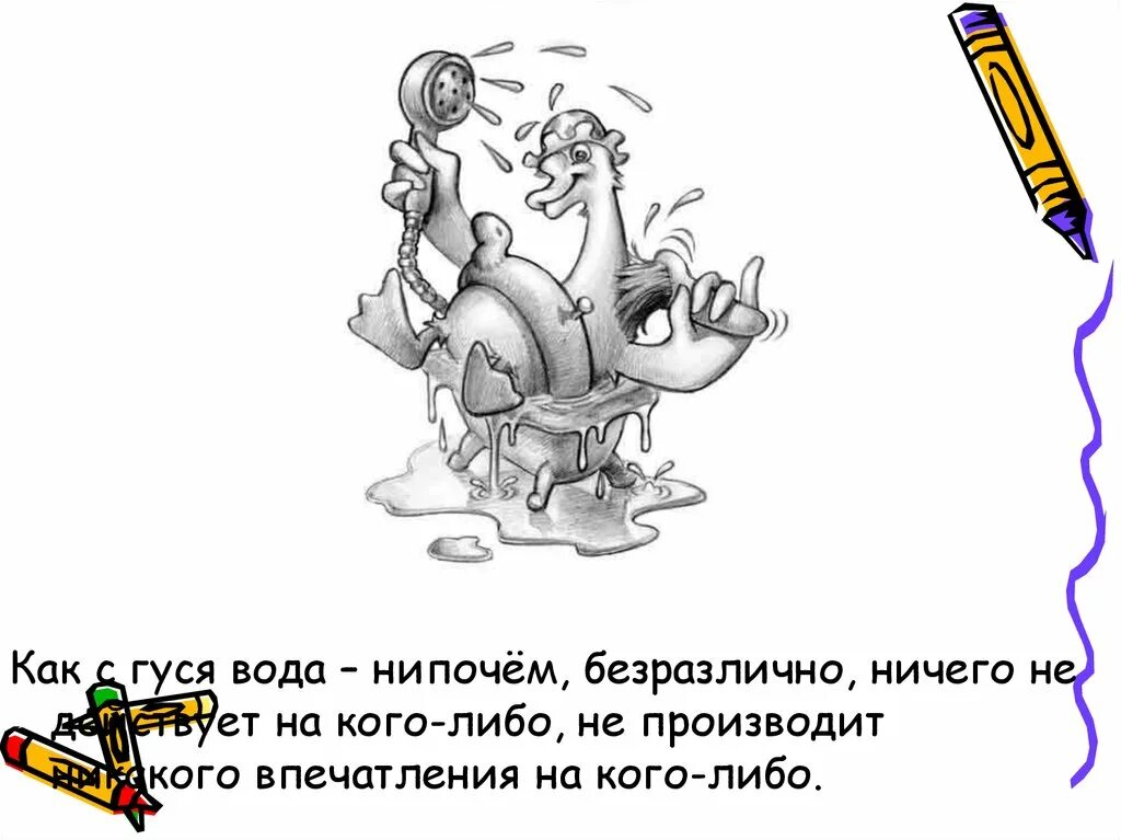 Предложение с фразеологизмом с гуся вода. Как с гуся вода. Как с гуся вода фразеологизм. Как с гуся вода предложение. Что значит как с гуся вода.