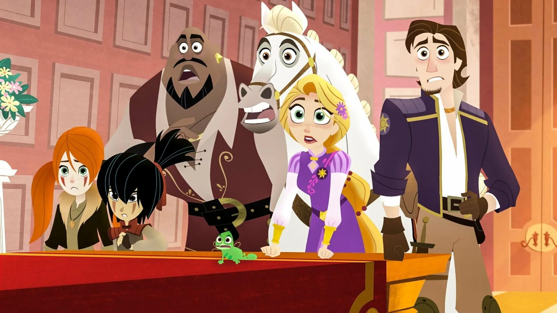 Tangled the Series Рапунцель.