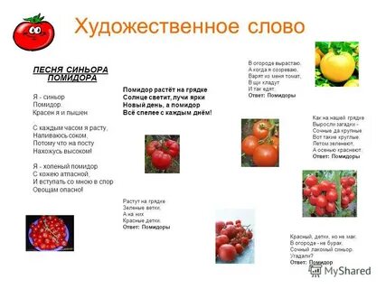 Разбор предложения в огороде созрели красные помидоры