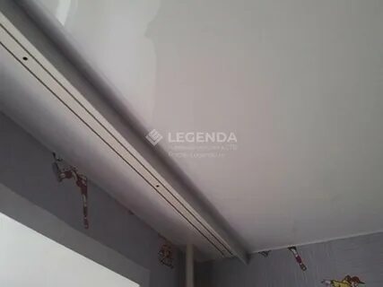 Потолок натяжной закрытый карниз