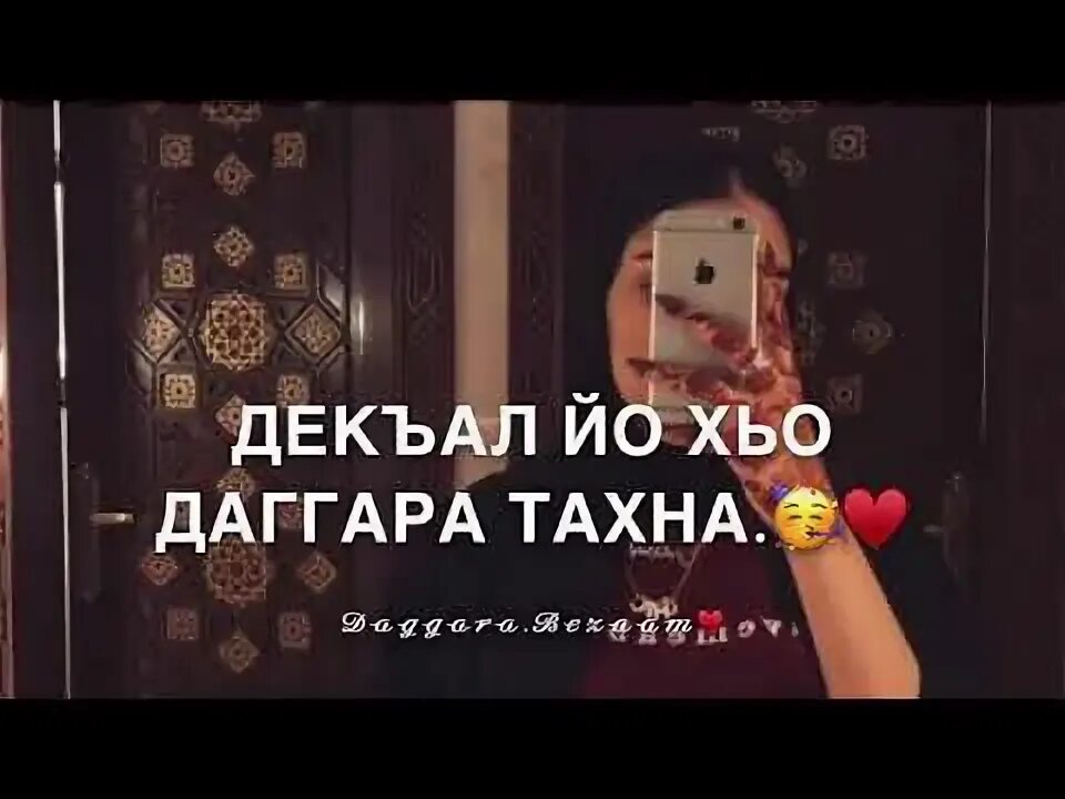 Далла декъал войла хьо винчу денца. Ваха хьо. Ваха хьо. Дал декъал войл хьо сан хьоме да. Дал декъал войл хьо.