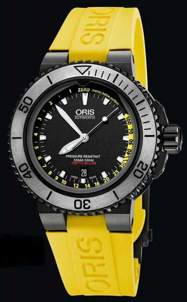 Час для дайвинга. Oris aquis depth gauge. часы орис глубиномер. oris часы для дайвинга. oris часы мужские дайверские.