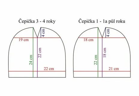 Выкройка женской шапки из трикотажа