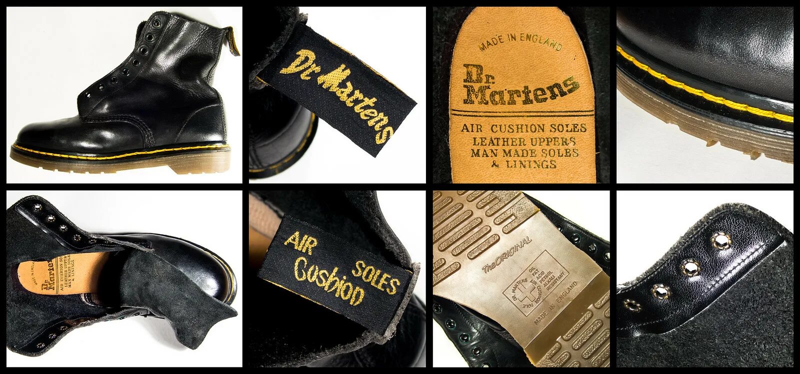 Как отличить обувь. Dr Martens подошва оригинал. Стелька доктор Мартинс 1460. Мартинсы 1460 подошва. Оригинальная подошва у доктора Мартинса.