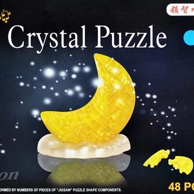 Кристалл пазл Луна. 3д пазл Луна. 3 D Crystal Puzzle Луна инструкция. Crystal Puzzle Луна инструкция. Песня crystal moon