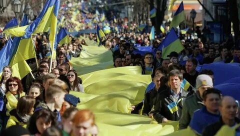 Жители украины