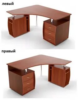 Стол угловой с тумбой