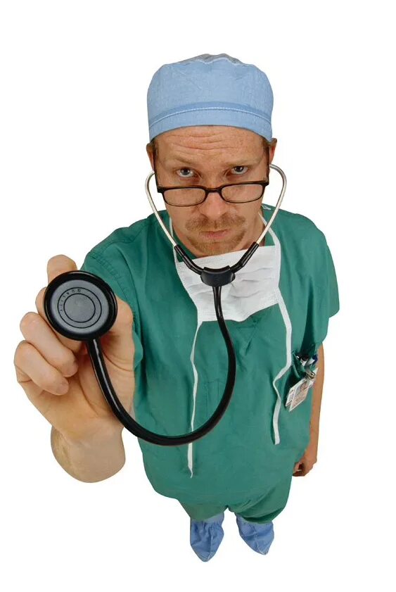 Плохой врач. Врач не знает как лечить. Недовольный доктор. Задумчивый врач. Грустный врач.