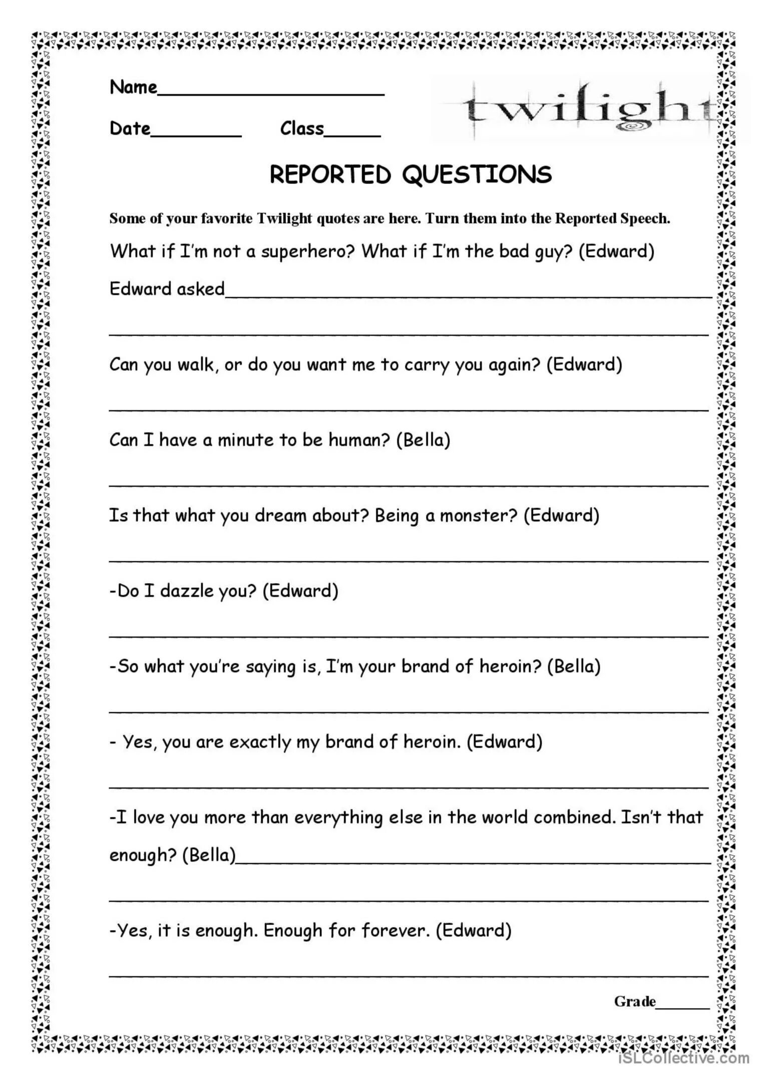Reported questions task. Reported speech questions. reported speech questions worksheets. indirect speech worksheets. reported speech worksheets.