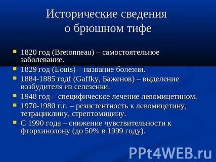 Причину кишечного кровотечения при брюшном тифе