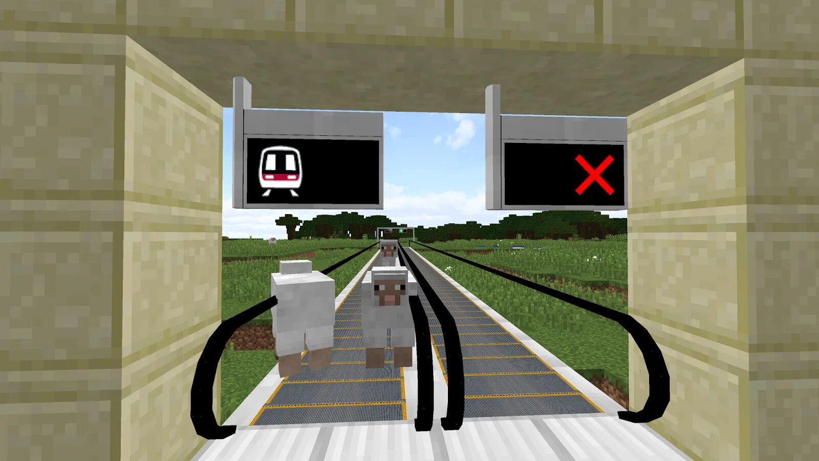 Minecraft transit railway. Minecraft эскалатор. Эскалатор в МАЙНКРАФТЕ мод. Мод на эскалатор 1.12.2.
