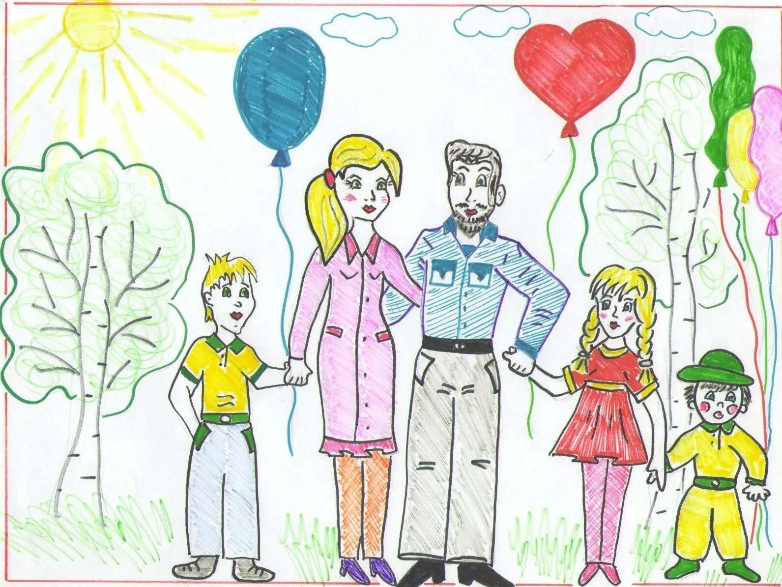 Тема семьи в отцы и дети. Семейный рисунок карандашом. Семья рисунок. Рисунок на тему моя семья. Рисование на тему семья.