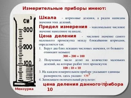 Предел измерения это в биологии