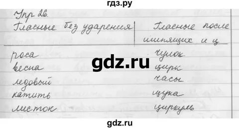 Упражнение 26 ладыженская