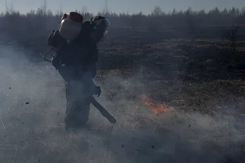 Горящие торфяники в москве