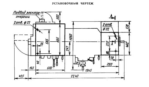 Размеры токарного станка 16к20
