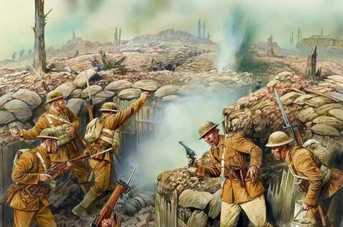 1916 Somme, Trench clearing - Peter Dennis World War One, First World, Ww1 ...