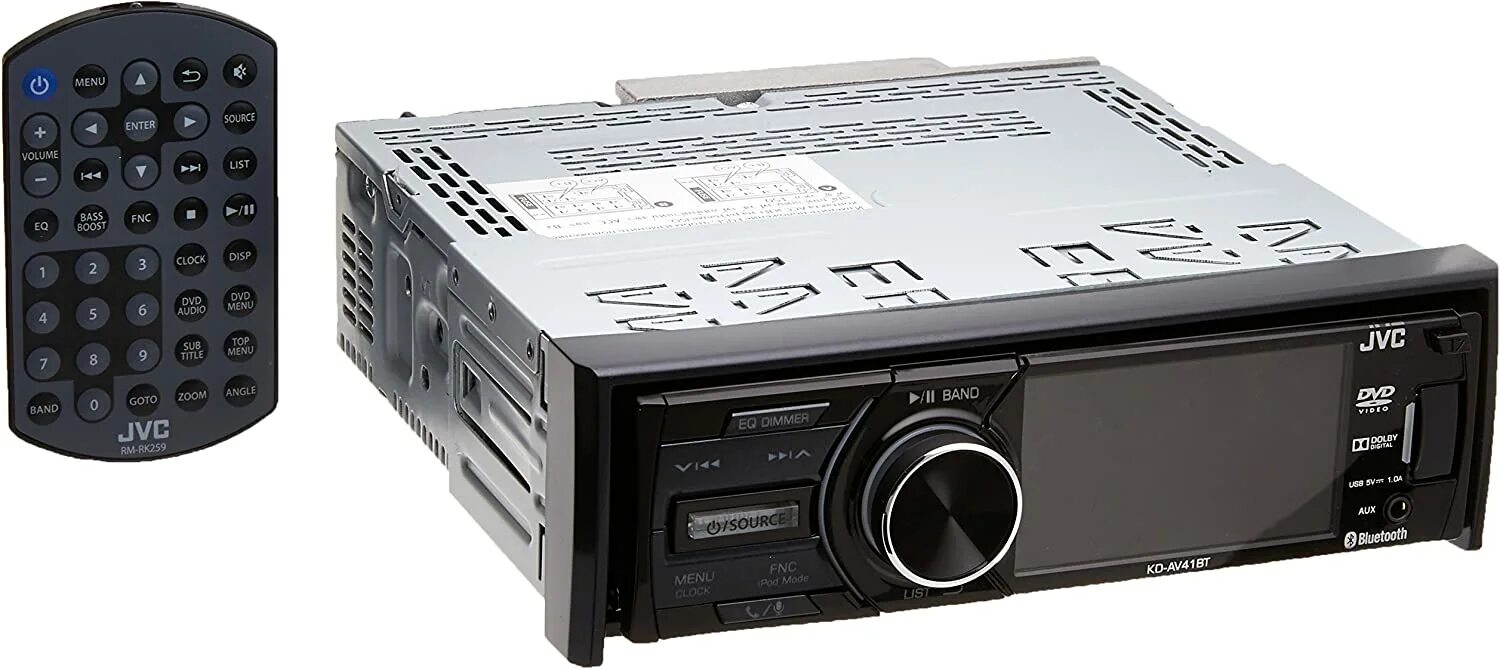 Магнитола JVC 1 din с экраном. JVC KD av41. Магнитола JVC 1 din с пультом.