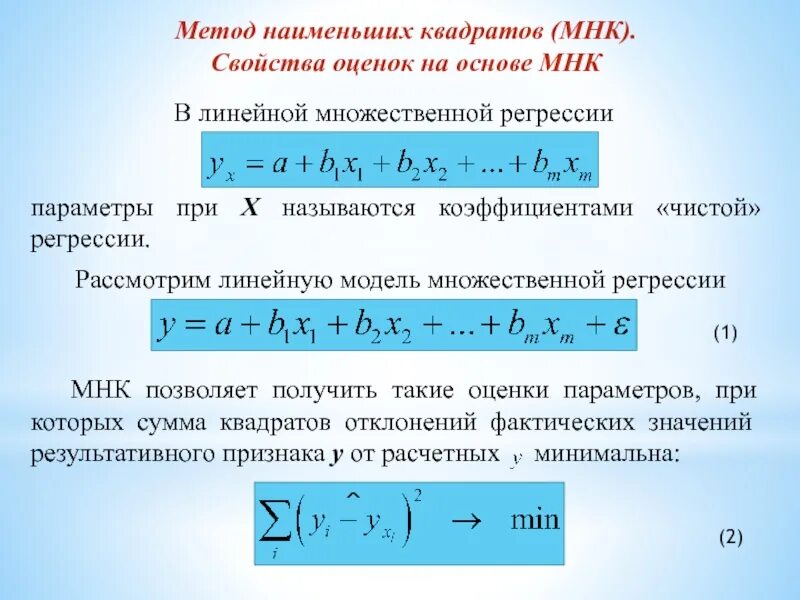 Способ наименьшего