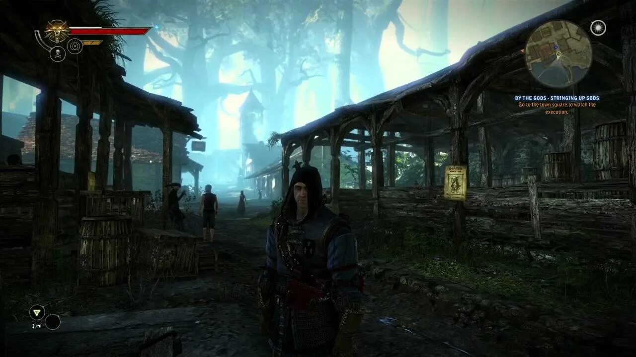 Ведьмак 2 уровни. The witcher 2 1 флотзам. ведьмак 2 убийцы королей геймплей. witcher 2 flotsam. witcher 2 assassins of kings flotsam.