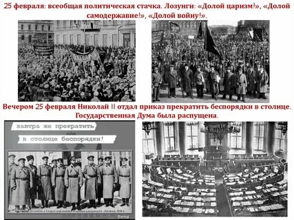 Лозунги февральской революции 1917 года