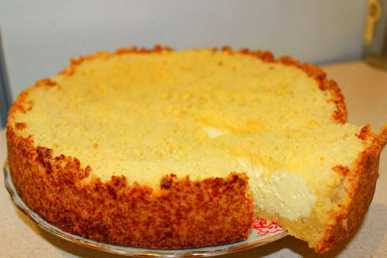 Царский пирог с творогом
