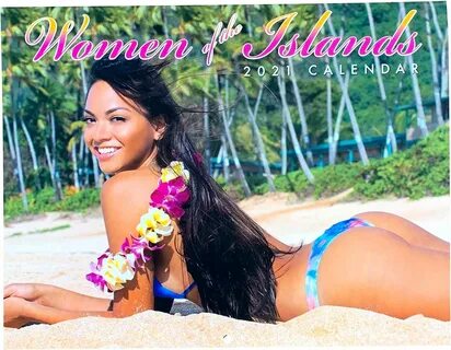 Amazon Com Hawaiian 12 Month 2021 Wall Calendar Women Of The Islands Office...