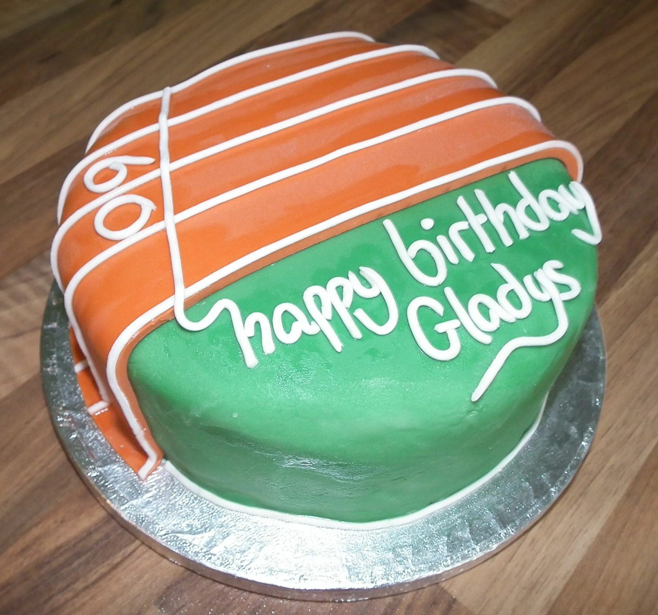 Running cake