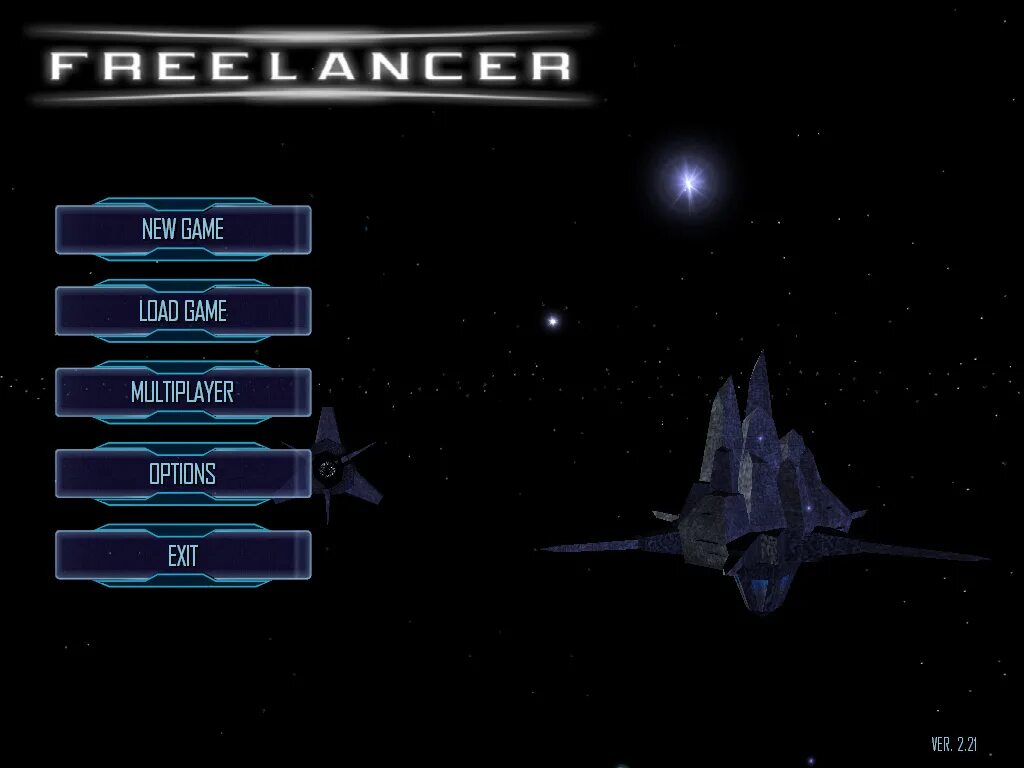 Freelancer permission shift. Freelancer главное меню. меню космическая игра. меню игры про космос. менюшки космических игр.