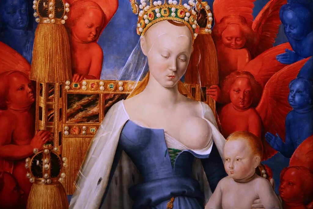 Жан фуке агнесса сорель картина. Диптих жана фуке. Меленский диптих жана фуке (1450). Жан фуке меленский диптих. Меленский диптих жана фуке (1450).