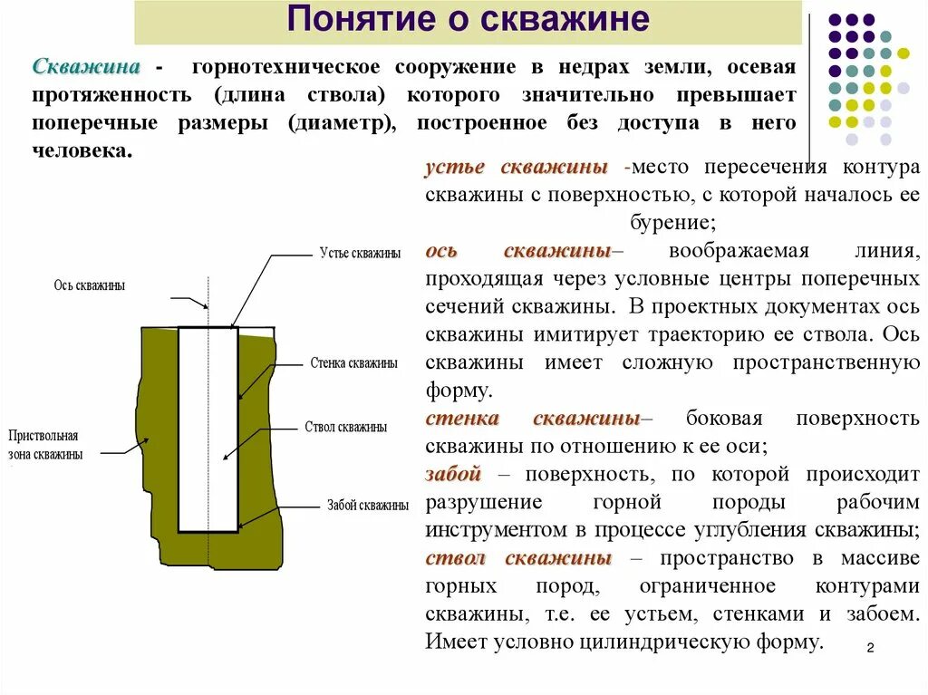 Устье забоя. Понятие о конструкции скважины. Понятие о скважине, ее элементах, конструкции. Понятие о буровой скважине. Понятие и характеристика конструкции скважины.